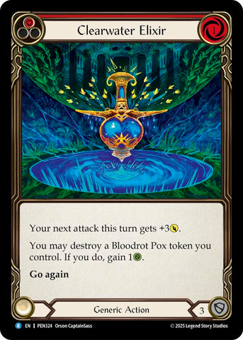 Clearwater Elixir (Red) (Regular) [PEN324] (Compendium of Rathe)