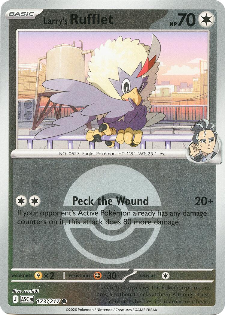 Larry's Rufflet (173/217) (Poke Ball) [Mega Evolution: Ascended Heroes ...