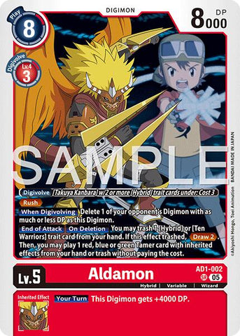 Aldamon [AD1-002] [Advanced Booster Digimon Generation]