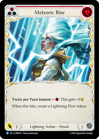 Meteoric Rise [OMN153] (Omens of the Third Age)  Rainbow Foil