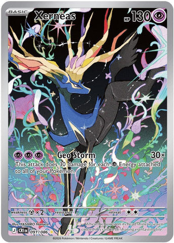 Xerneas (091/086) [Mega Evolution: Chaos Rising]