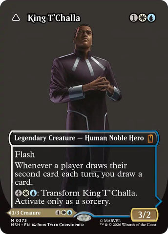 King T'Challa (Borderless) (0373) [Marvel Super Heroes]