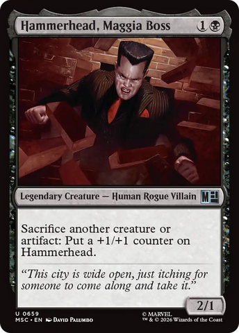 Hammerhead, Maggia Boss [Marvel Super Heroes Commander]