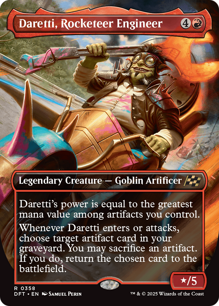 Daretti, Rocketeer Engineer (Borderless) [Aetherdrift]