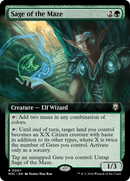 Sage of the Maze (Extended Art) [Modern Horizons 3 Commander]
