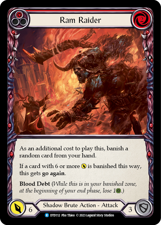 Ram Raider (Red) [DTD112] (Dusk Till Dawn)  Rainbow Foil