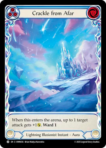 Crackle From Afar (Extended Art) [OMN036] (Omens of the Third Age)  Cold Foil