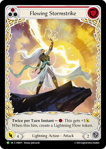 Flowing Stormstrike [FAB471] (Promo)  Rainbow Foil