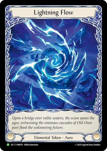 Lightning Flow (C) [FAB470] (Promo)  Rainbow Foil