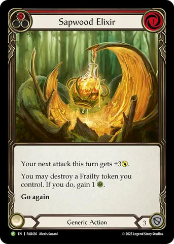 Sapwood Elixir (Cold Foil) [FAB436] (Promo)  Cold Foil