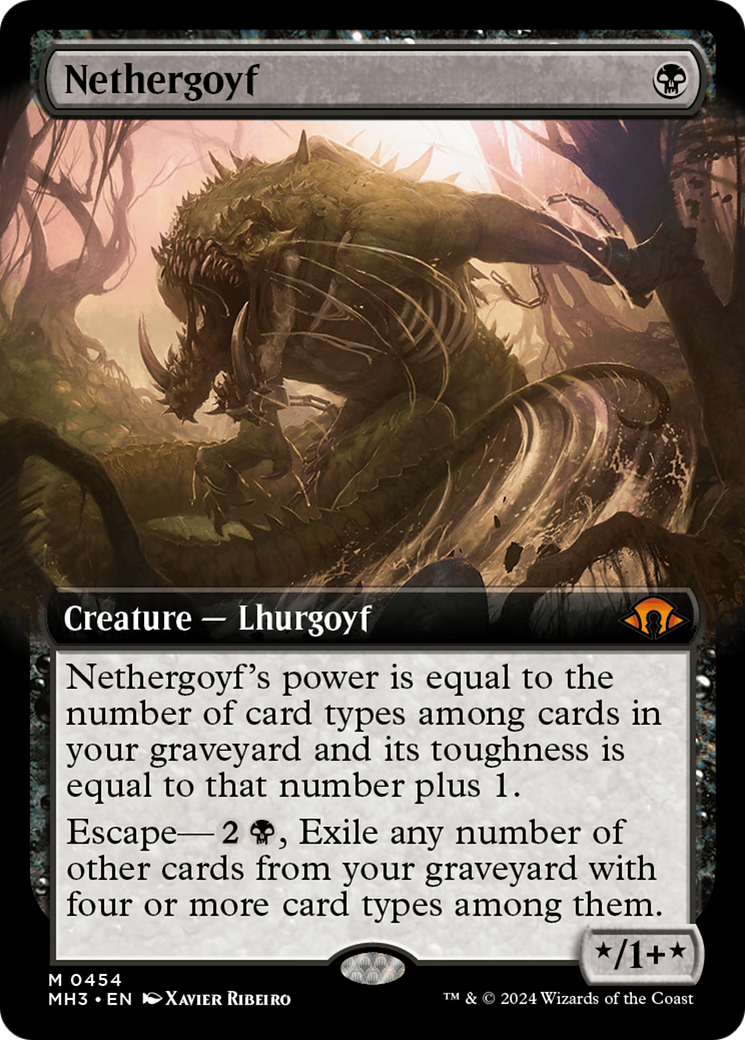 Nethergoyf (Extended Art) [Modern Horizons 3]