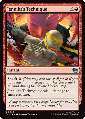 Jennika's Technique [Teenage Mutant Ninja Turtles]