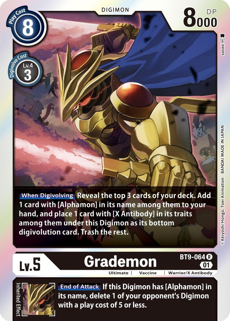 digimon card game x record Grademon [BT9-064] [X Record]