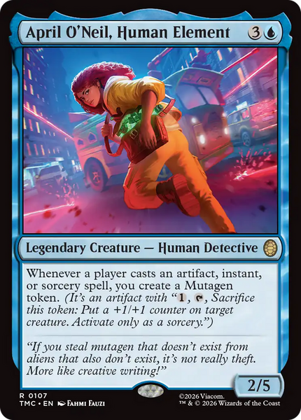 MTG April O'Neil, Human Element 英語 4枚セット April O'Neil, Human Element [Teenage Mutant Ninja Turtles
