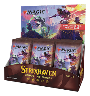 Magic the Gathering Strixhaven: School of Mages Set Booster Case