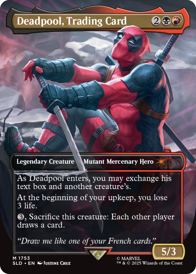 Magic Secret Lair -Marvels Deadpool Regular Edition