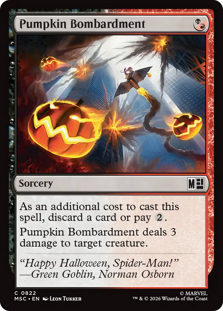 Pumpkin Bombardment [Marvel Super Heroes Commander] | Good Games TCG