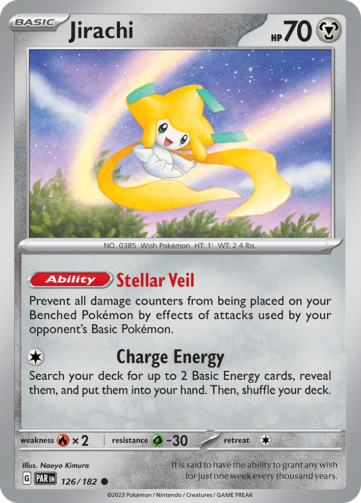 Jirachi (126/182) [Scarlet & Violet: Paradox Rift]