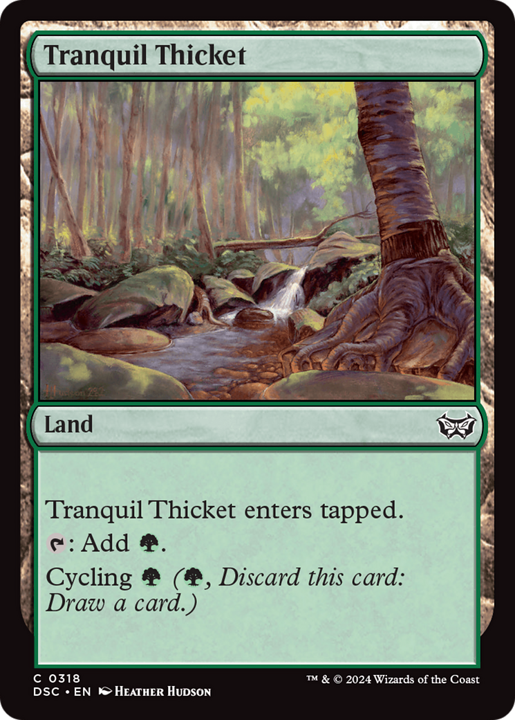 Tranquil Thicket [Duskmourn: House of Horror Commander]