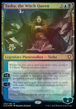 tasha mtg card Edgar Markov Commander Deck Ready-to-Play Dimir Thieves EDH Deck! Tasha, The Witch Queen Commander 100-Card Milling & Steal Theme Mtg Demon Commander Deck Whenever you cast a spell you dont own Tasha, the Witch Queen [Commander