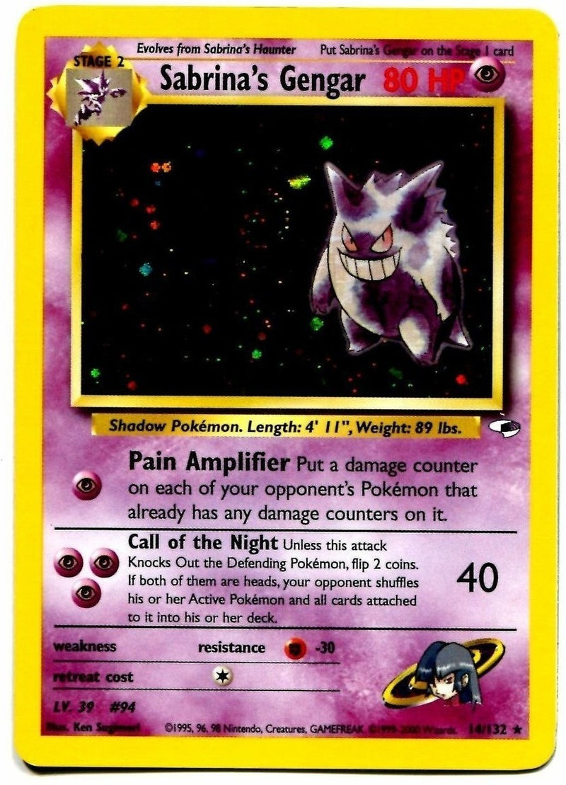 Sabrina's Gengar (14/132) [Gym Heroes Unlimited] | Good Games TCG