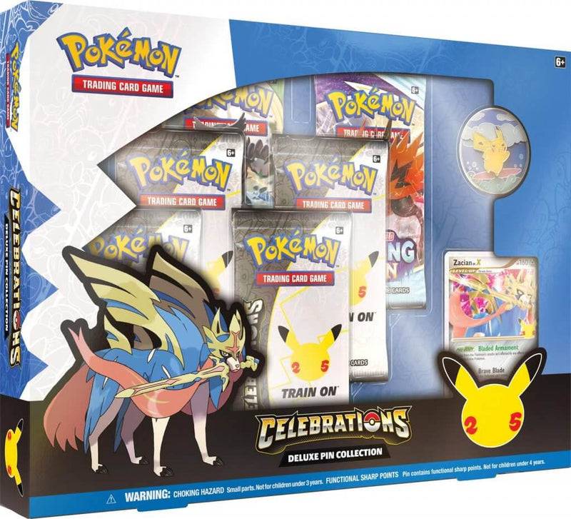 Pokemon TCG: Sword & Shield - Celebrations Deluxe Pin Collection