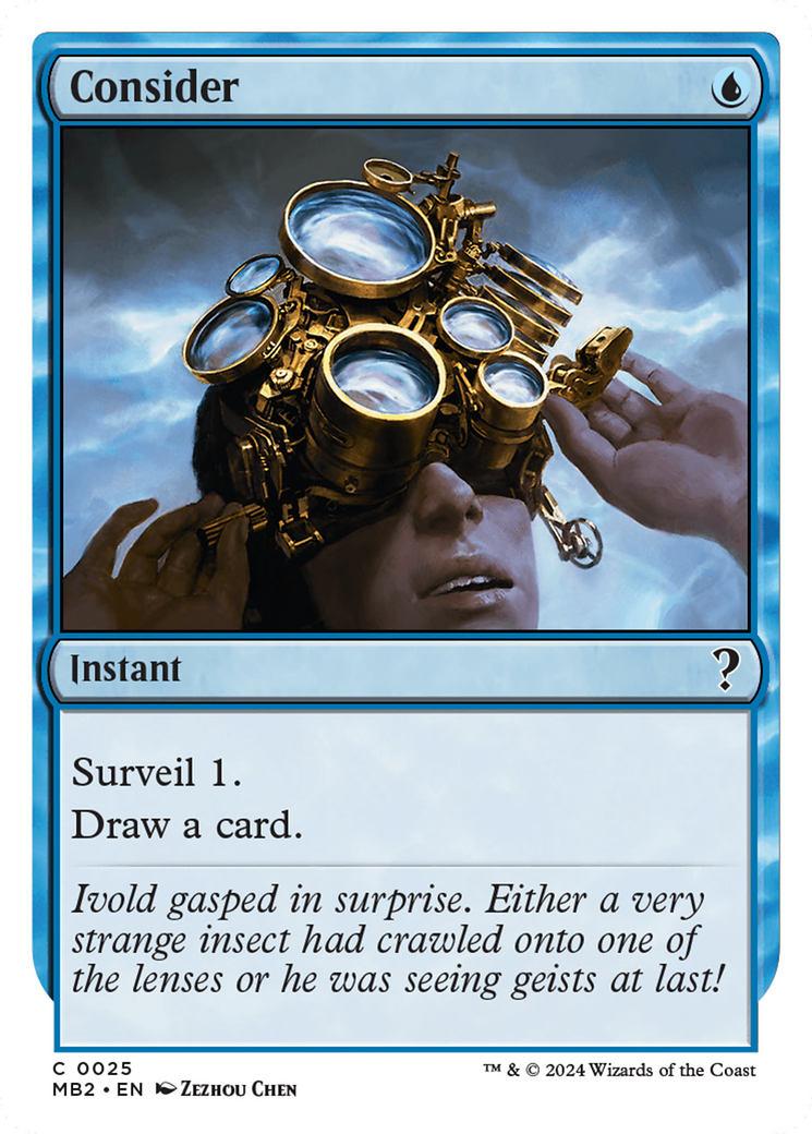 Consider (White Border) [Mystery Booster 2] | Good Games TCG