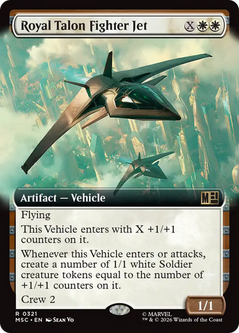 Royal Talon Fighter Jet (Extended Art) [Marvel Super Heroes Commander]