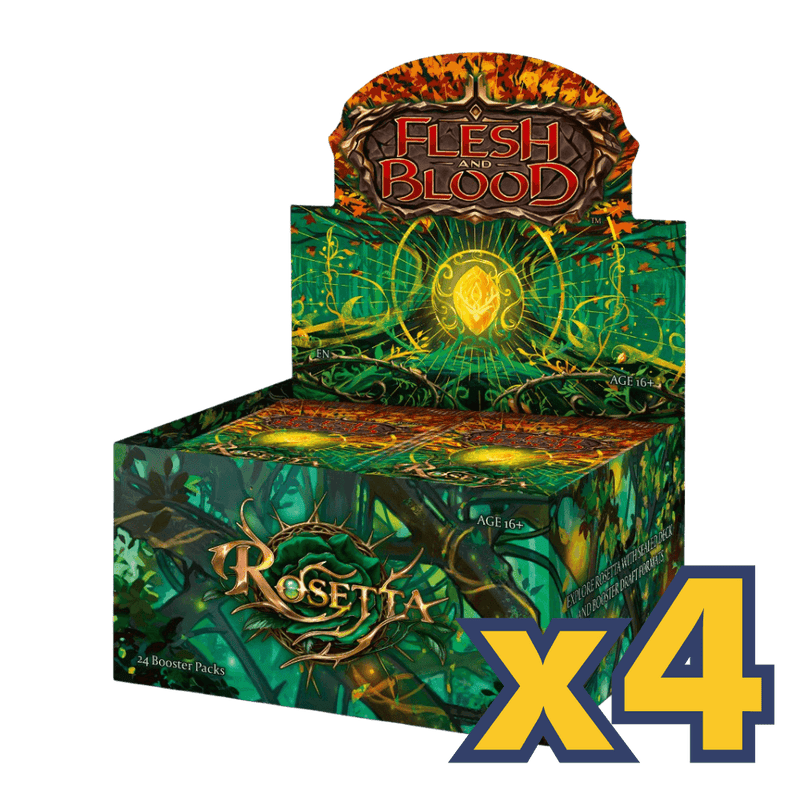 Flesh and Blood TCG - Rosetta Booster Box x 4