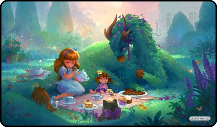 Gamermat - Dragon Tea Party TCG Sized