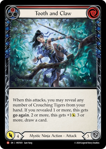 Tooth and Claw [MST051] (Part the Mistveil)  Rainbow Foil