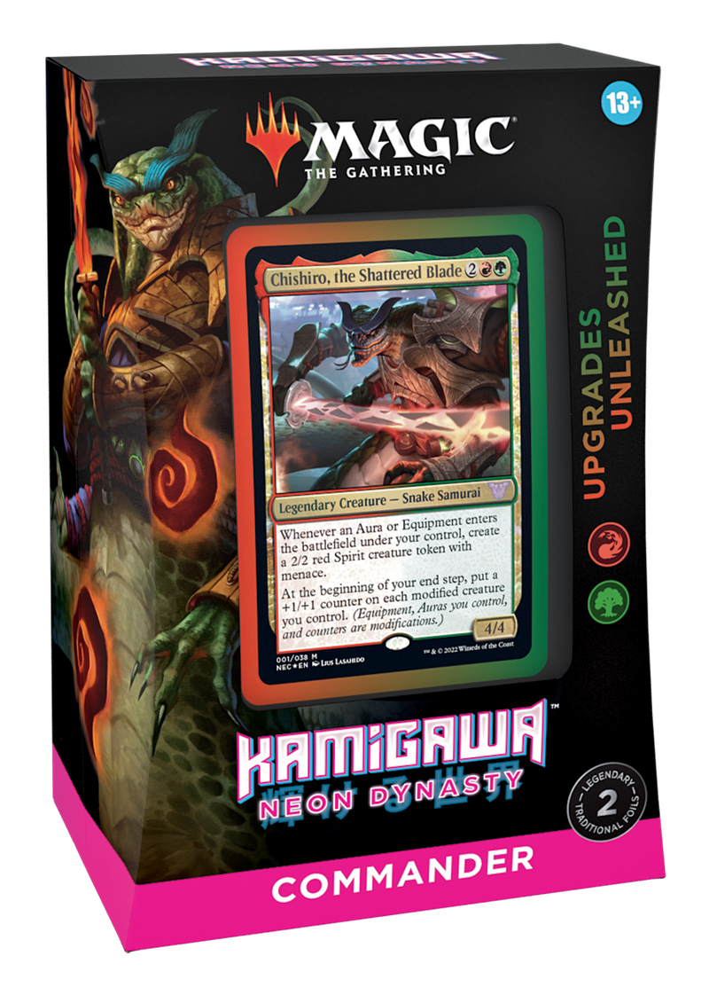 Magic The Gathering Kamigawa: Neon Dynasty Commander Deck - Upgrades Unleashed