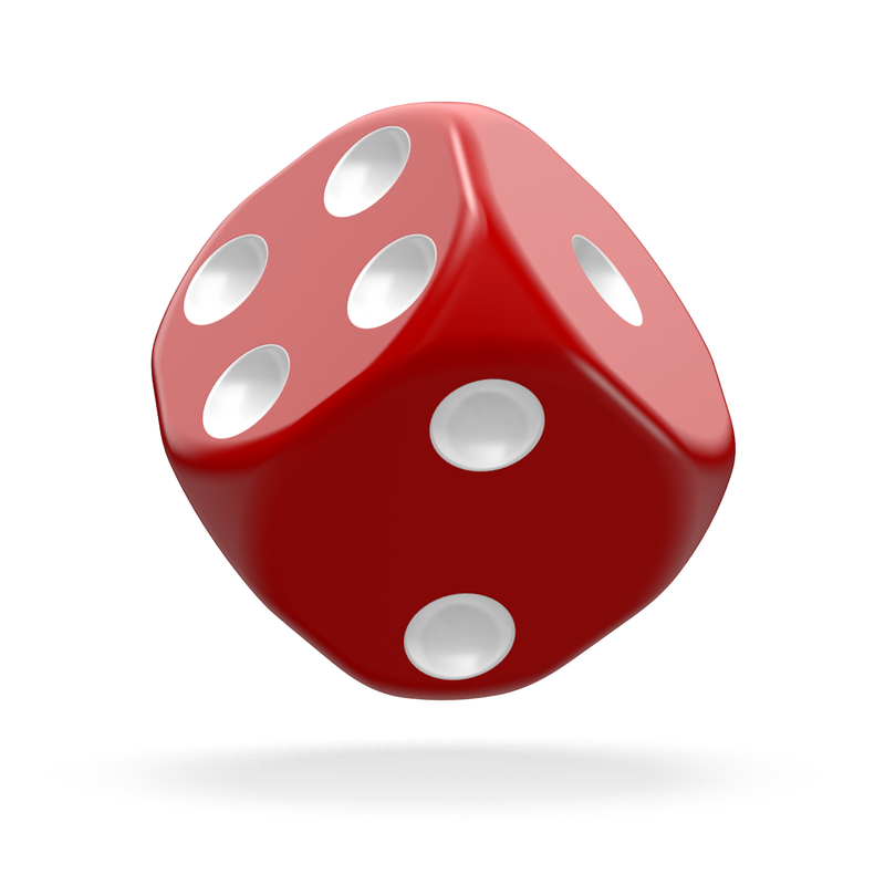 Oakie Doakie Dice - D6 16mm Solid Red (12)