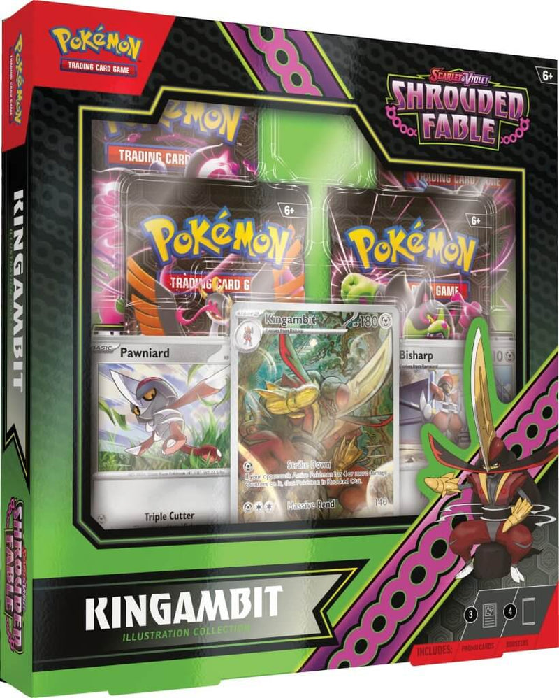 Pokemon TCG Scarlet & Violet Shrouded Fable Kingambit Illustration Collection (Preorder)