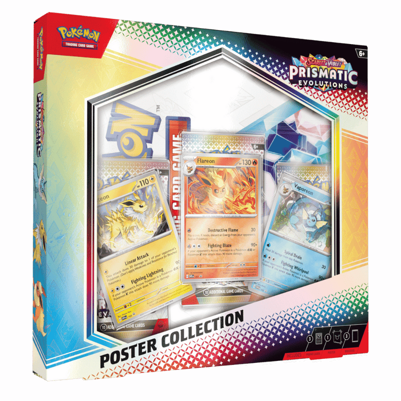 Pokemon TCG - Scarlet & Violet Prismatic Evolutions Poster Collection (Preorder)