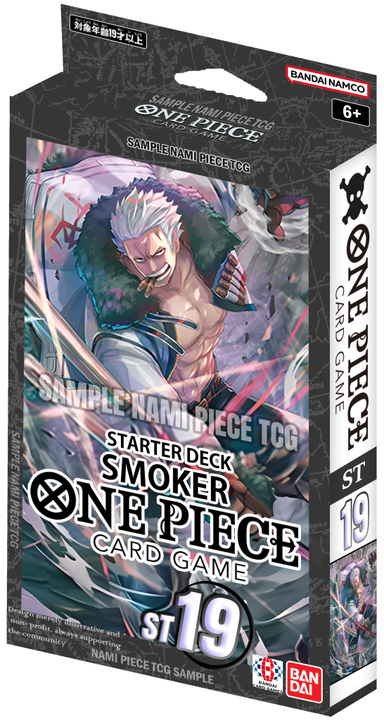 One Piece Card Game (Black) Smoker Starter Deck (ST-19)