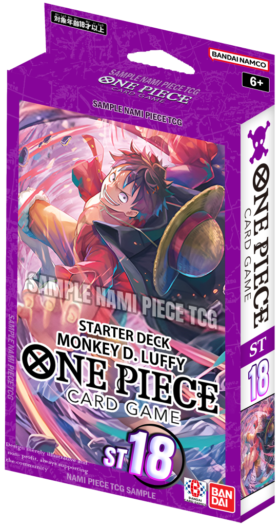 One Piece Card Game (Purple) Monkey D. Luffy Starter Deck (ST-18)