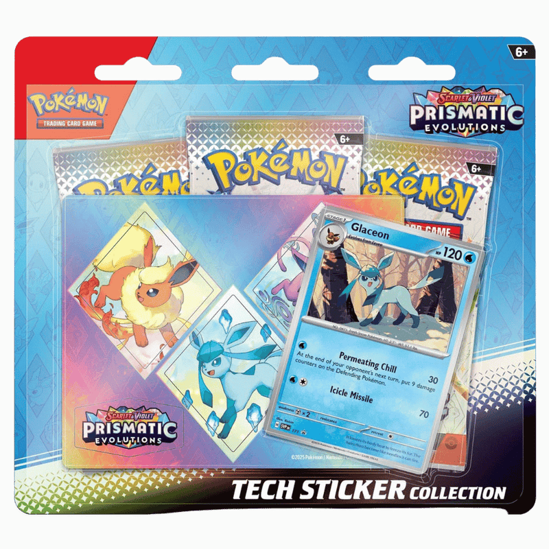 Pokemon TCG - Scarlet & Violet Prismatic Evolutions Tech Sticker Collection