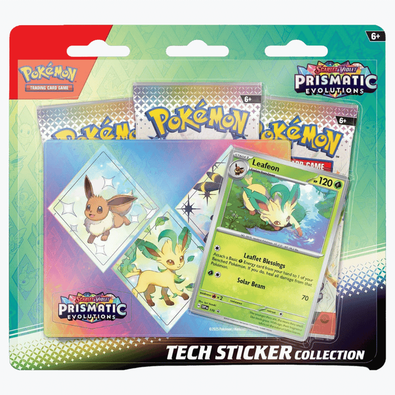 Pokemon TCG - Scarlet & Violet Prismatic Evolutions Tech Sticker Collection