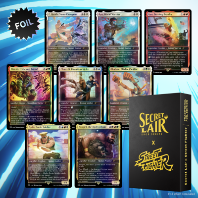 Magic: The Gathering - Secret Lair Drop - Secret Lair x Street Fighter Foil Edition