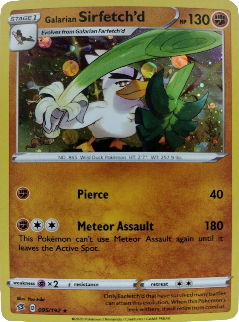 pokemon card sirfetch'd - Galarian Colorless Retreat Cost Sirfetchd Card Prices & Value