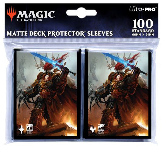 Magic: The Gathering - Deck Protector- Warhammer 40K Commander Deck - Abaddon The Despoiler (V2)