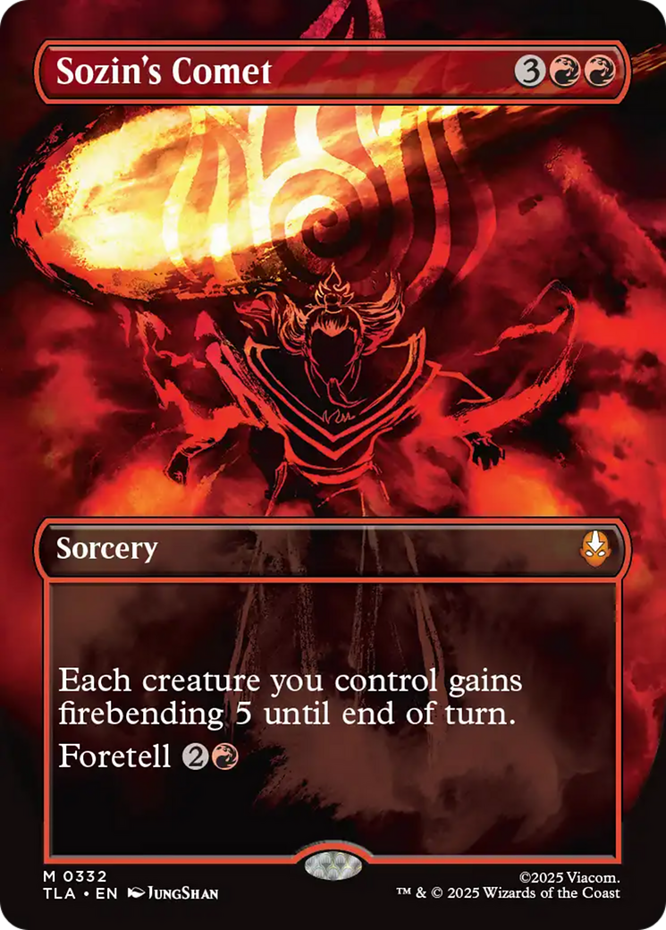 Sozin's Comet (0332) (Borderless) [Avatar: The Last Airbender]