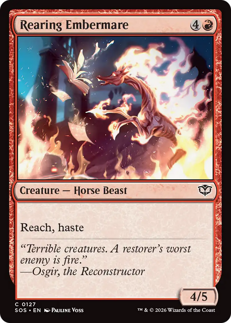 Rearing Embermare [Secrets of Strixhaven]