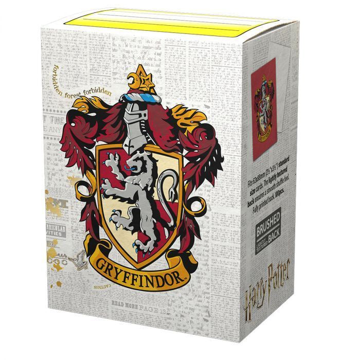 Dragon Shield - Sleeves - MATTE Art - Wizarding World Gryffindor Standard Size (100)