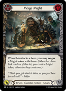 Wage Might (Blue) [HVY151] (Heavy Hitters)  Rainbow Foil