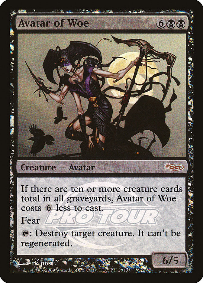 Avatar of Woe (Pro Tour) [Pro Tour Promos]