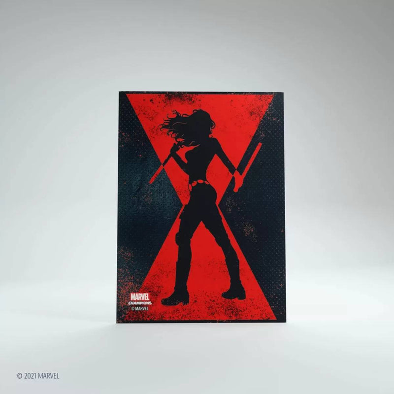 Gamegenic Marvel Champions Art Sleeves Black Widow