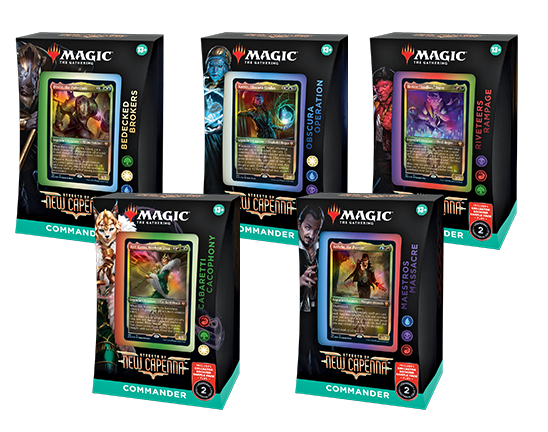 Magic: The Gathering - Streets of New Capenna Commander Deck Display