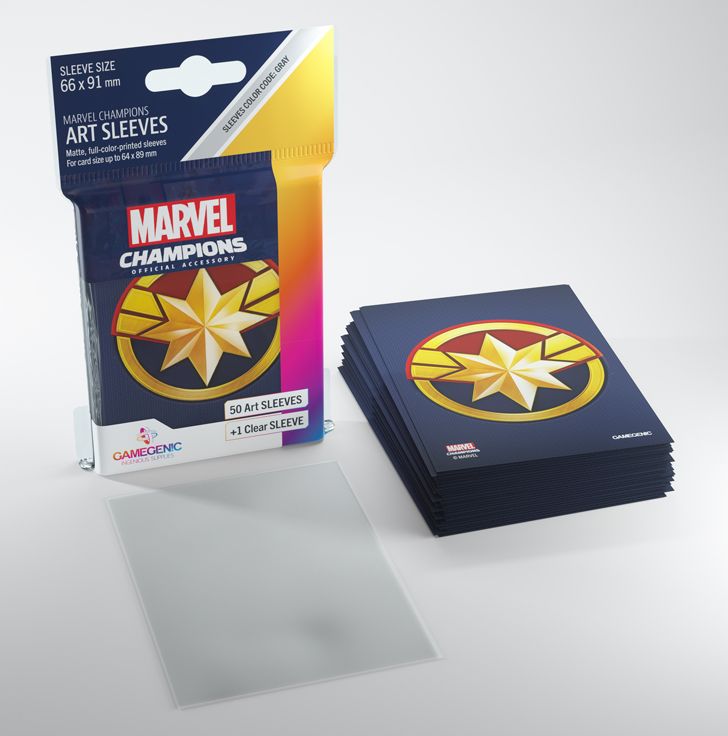 Gamegenic - Captain Marvel: Marvel Champions Art Sleeves